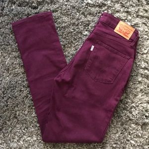 Mid-rise skinny Levi’s 27
